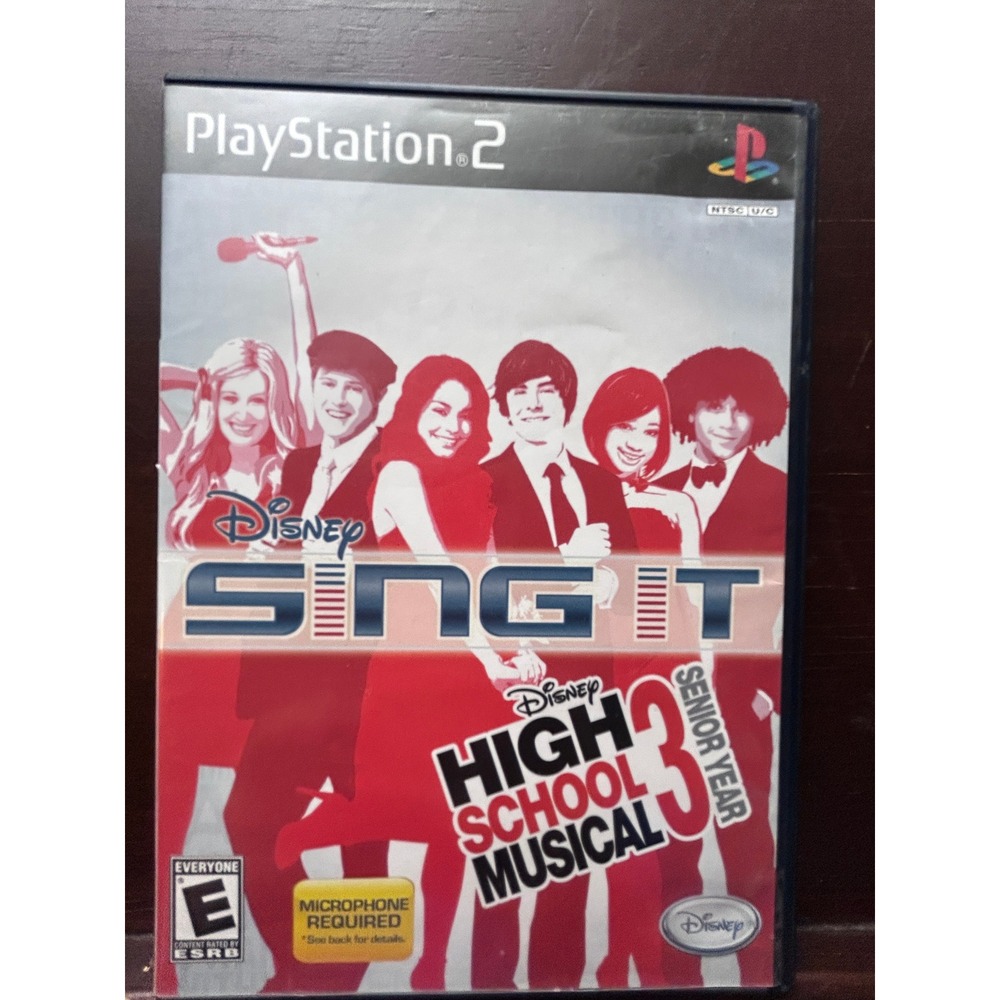 Disney Sing It High School Musical 3 Senior Year Sony PlayStation 2 PS2 CIB
